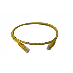 Шнур коммутационный Eurolan, неэкранированный, RJ45/RJ45, кат. 6, LSZH, 1.5м, жёлтый