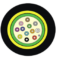 Кабель волоконно-оптический Siemon LightSystem, Central Tube, 4хОВ, OM2 50/125мм, LSZH, d 7,7, цвет: чёрный Кабель волоконно-оптический Siemon LightSystem, Central Tube, 4хОВ, OM2 50/125мм, LSZH, d 7,7, цвет: чёрный