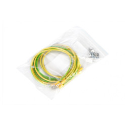 Комплект заземления Canovate, для шкафов и стоек, цвет: жёлто-зелёный, 300 мм