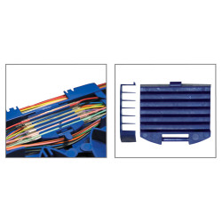 Сплайс-кассета Nexans LANmark-OF, на 12 терм. гильз, для ВО панелей snap-in