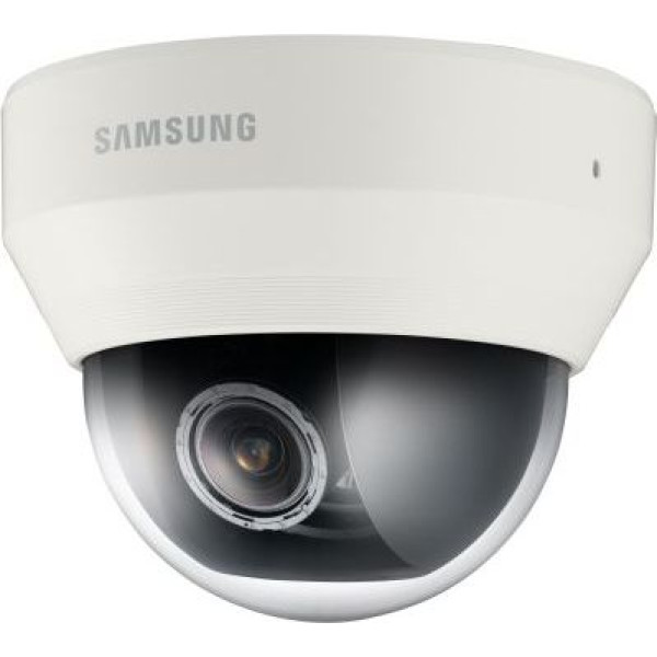 Сетевая IP видеокамера Samsung, купольная, помещение, х16, матрица 1/3, цв:0,1 лк, ч/б:0,01 лк, цвет: белый, (SND-6084P)