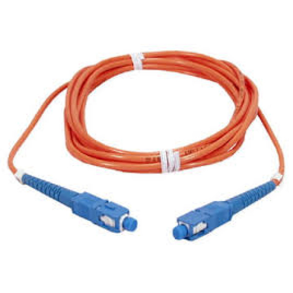 Коммутационный шнур оптический NTSS Tight Buffer, Simplex SC/SC, OM1 62,5/125, PVC, 5м, чёрный хвостовик, цвет: оранжевый