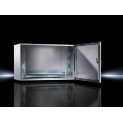 Шкаф телекоммуникационный настенный Rittal AE, 8U, 380х600х350 (ВхШхГ), дверь: металл, разборный, цвет: серый