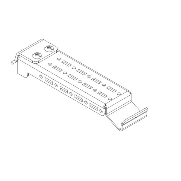 Шина (монтажная) Elbox, 45х385х32 (ВхШхГ), для шкафов EMW, EMWS