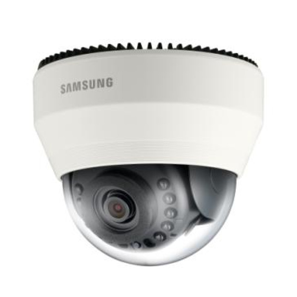 Сетевая IP видеокамера Samsung, купольная, помещение, матрица 1/3, ИК-фильтр, цв:0,7 лк, цвет: слоновая кость, (SND-6011RP)