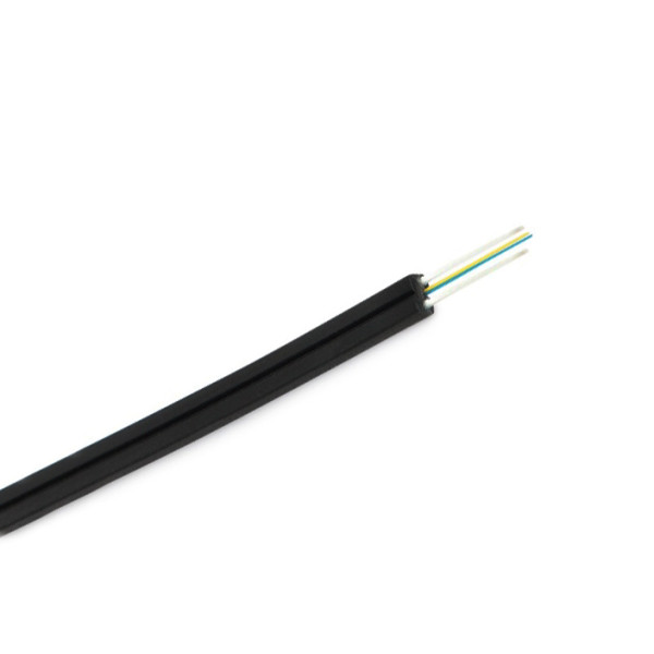 Кабель волоконно-оптический Hyperline, Zip-cord, 2хОВ, G657.A1 9/125мм, LSZH, d 3, 1м, цвет: чёрный