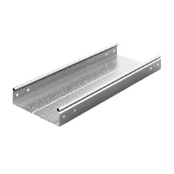 Металлический лоток DKC, стандартный, неперфорированный, 100х50х3000 (ШхВхД), толщина: 0,7 мм, нерж. сталь, Inox 304