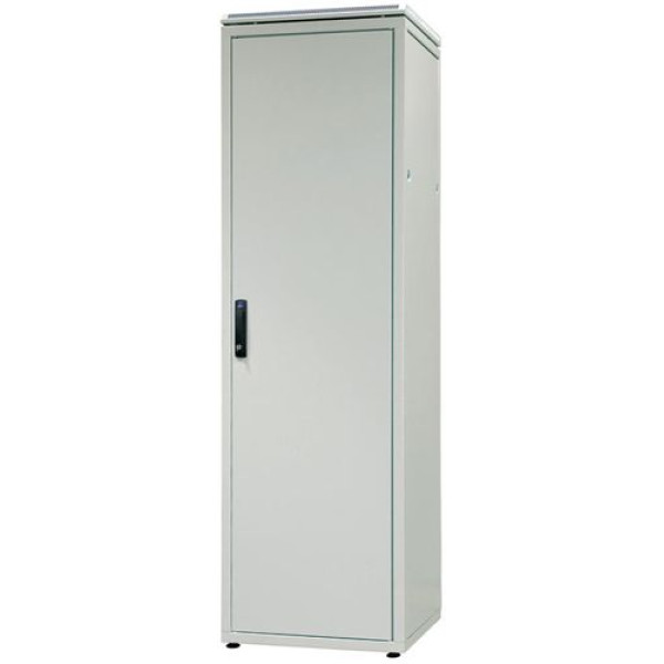 Шкаф телекоммуникационный напольный Zpas SZBD, IP20, 24U, 1163х600х800 (ВхШхГ), дверь: металл, задняя дверь: металл, разборный, цвет: серый, (WZ-SZBD-093-HCAA-11-0000-011)