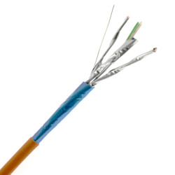 Кабель витая пара Nexans LANmark-6A, F/FTP, 4 пар., кат. 6A, 1000МГц, D 7,6 мм , AWG23, LSZH, 500м, катушка, цвет: оранжевый Кабель витая пара Nexans LANmark-6A, F/FTP, 4 пар., кат. 6A, 1000МГц, D 7,6 мм , AWG23, LSZH, 500м, катушка, цвет: оранжевый