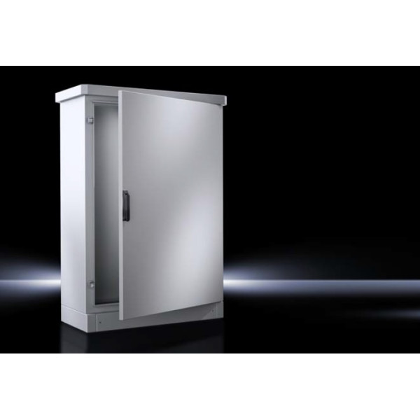 Шкаф уличный всепогодный напольный Rittal CS New, IP55, 30U, 1355х1200х500 (ВхШхГ), дверь: двойная распашная, металл, цвет: серый, (9784540)