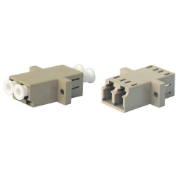 Проходные адаптеры оптические Hyperline, LC (MM), Duplex
