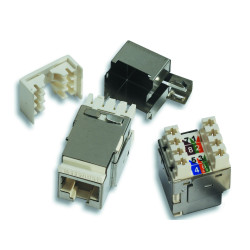 Модуль универсальный Nexans Essential-5, snap-in, 1хRJ45, кат. 5e, экр.