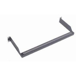 Организатор коммутационных шнуров AMP, 1HU, горизонтальный, для кабеля, цвет: чёрный, разборная, П-образная