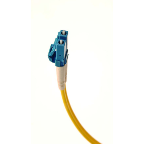 Коммутационный шнур оптический Nexans LANmark-OF Slimflex, Duplex LC/LC, OS2 9/125, LSZH, 2м, цвет: жёлтый
