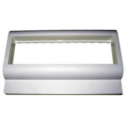 Суппорт DKC In-Liner, фронтальный для кабель-канала, ширина: 100, модулей: 6, цвет: белый, стандарт Mosaik