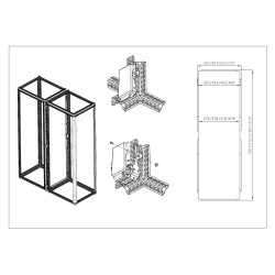 Перегородка (к шкафу) Elbox EMS, 2200х600