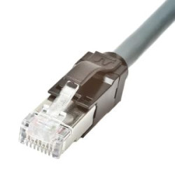 Шнур коммутационный Nexans LANmark-6A, экранированный, RJ45/RJ45, кат. 6A, LSZH, 20м, серый