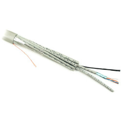 Кабель многопарный Hyperline, F/UTP, 48 пар., кат. 5, LSZH, 500м, цвет: серый