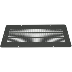 Заглушка Zpas, перфорированная, 420х420 мм, для шкафов Zpas, сталь, 1 шт, цвет: чёрный