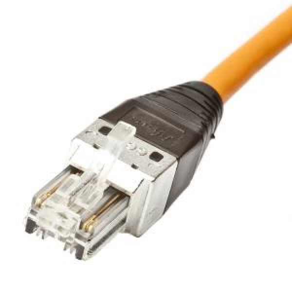 Шнур коммутационный Nexans LANmark-6A, экранированный, RJ45/RJ45, кат. 6A, LSZH, 1м, оранжевый