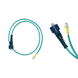 Шнур коммутационный Siemon, экранированный, RJ45/RJ45, кат. 5е, PVC, 2м, синий, (XC5S-02M-B05)