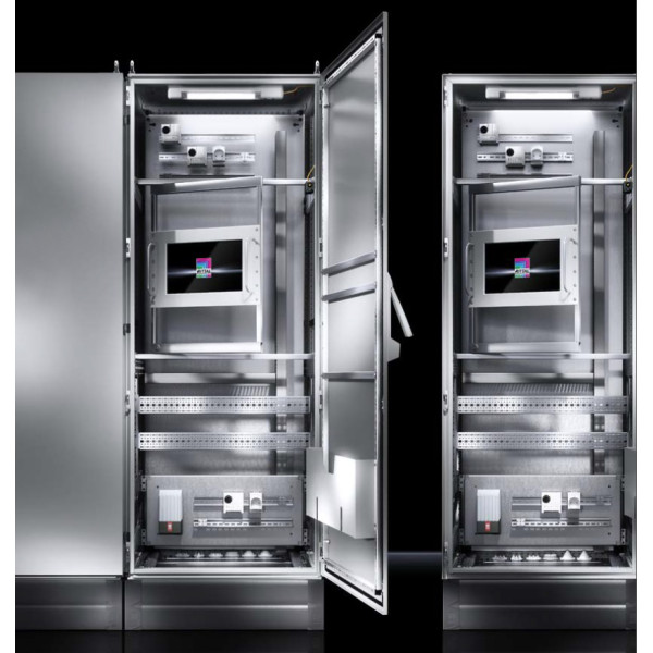 Шкаф электротехнический напольный Rittal TS8, IP55, 1200х600х500 (ВхШхГ), дверь: металл, цвет: серый, (8615500)