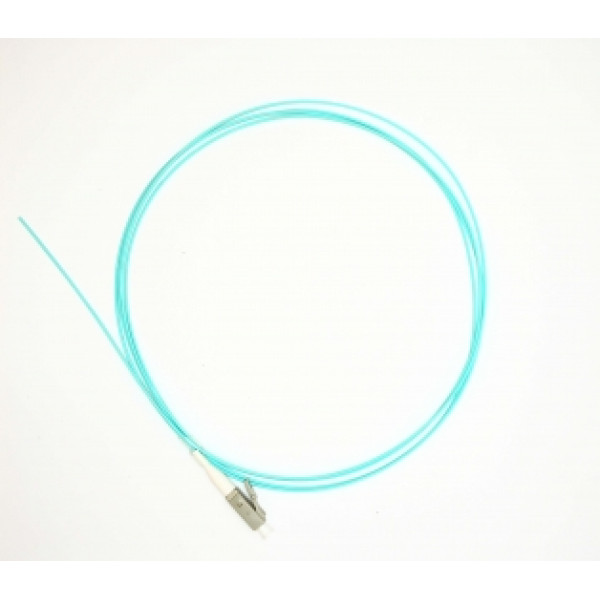 Предоконцованные волокна (pigtail) Nexans LANmark-OF, LC (SM), OM4 50/125, Tight Buffer, LSZH, 1м, цвет: голубой