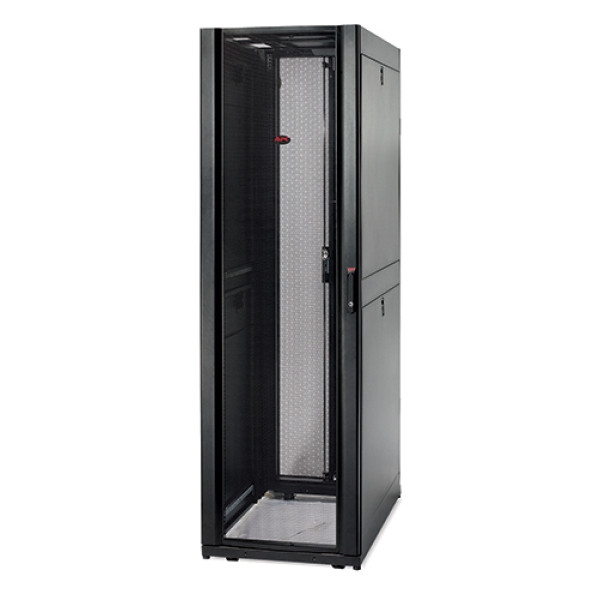 Шкаф телекоммуникационный напольный APC NetShelter SX, 42U, 2000х600х1070 (ВхШхГ), дверь: перфорация, цвет: чёрный, (AR3100)