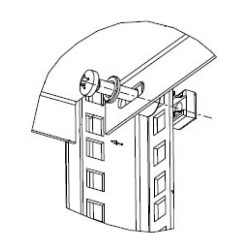 Комплект крепежа Zpas, 6-ти точечной фиксации, для полок с профилями WZ-1718-97,98