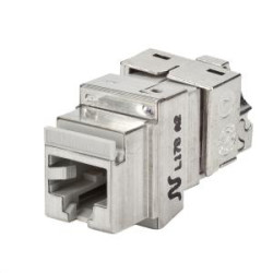 Адаптер snap-in/keystone Nexans LANmark, для модулей LANmark GG45 и Essential, цвет: стальной, 24 шт