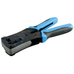 Инструмент для обжима проводников Hyperline, RJ-45 (8P8С); RJ-12 (6P6С), профессиональный, (HT-N468B)