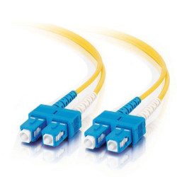 Коммутационный шнур оптический Nexans LANmark-OF, Duplex SC/SC, OS2 9/125, LSZH, 2м, цвет: жёлтый