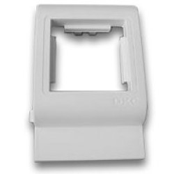 Суппорт DKC In-Liner, фронтальный для кабель-канала, ширина: 80, модулей: 2, цвет: белый, стандарт Mosaic (BP)