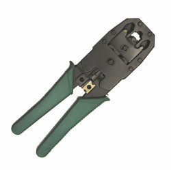 Инструмент для обжима проводников Proconnect, RJ-45 8P8C, RJ-12 6P6C, RJ-11 6P4C; 6P2C, RJ-10 4P4C, профессиональный, (12-3441-4)