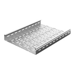 Металлический лоток DKC, стандартный, перфорированный, 500х80х3000 (ШхВхД), толщина: 1,2 мм, сталь, цинк-ламель