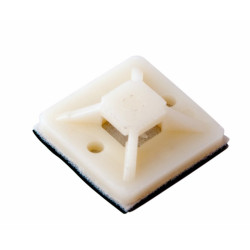 Площадка самоклеющаяся Rexant, 25х25 мм, 100 шт, цвет: белый