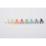 Элемент цветовой кодировки коммутационных шнуров Nexans LANmark, белый, 50 шт