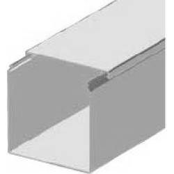 Кабель-канал Рувинил 60x60, без перегородок, с крышкой, белый