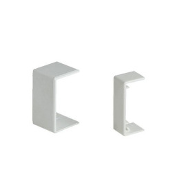 Переходник Рувинил для кабель-канала, ширина: 10, h=15, цвет: белый