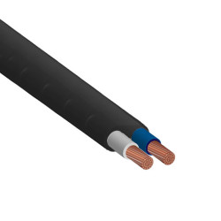 Провод соединительный Электрокабель НН, ШВВП, 2 х 0,5мм?, PVC, бухта, 200 м, цвет: белый