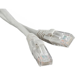 Шнур коммутационный Hyperline, неэкранированный, RJ45/RJ45, кат. 6, PVC, 1.5м, серый, (PC-LPM-UTP-RJ45-RJ45-C6-1.5M-GY)