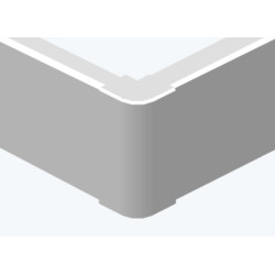 Угол Efapel Серия 10, внешний для мини-канала, глубина: 7, h=12, цвет: белый