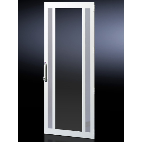 Дверь (к шкафу) Rittal, стекло, 2200х800 (ВхШ), для серии TS8, TS IT, цвет: серый