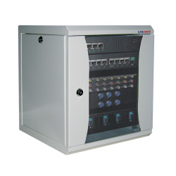 Шкаф телекоммуникационный настенный Canovate SOHO, 10, 6U, 350х350х310 (ВхШхГ), дверь: стекло, сварной, цвет: серый