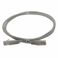 Шнур коммутационный TWT, неэкранированный, RJ45/RJ45, кат. 6, PVC, 1.5м, серый