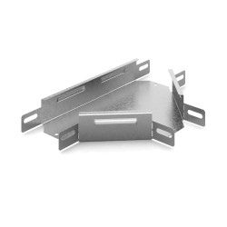 Разветвитель Ostec, Т-образн., неперфорированный, 90 град, для металлических лотков b=200мм, 350х100х495 (ШхВхД), толщина: 1,2 мм, сталь, м. Сендзимира