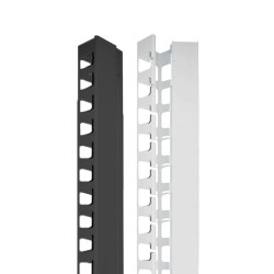 Организатор коммутационных шнуров Canovate, 19, 42HU, 100х92 (ШхГ), вертикальный, для шкафов, цвет: чёрный