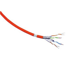 Кабель витая пара AMP, F/UTP, 4 пар., кат. 6, d 7,2 мм , AWG23, LSZH, 500м, катушка, цвет: оранжевый