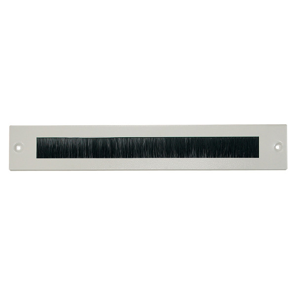Панель боковая Zpas, с щеточным вводом, 99х400 (ВхШ), для цоколя, цвет: серый