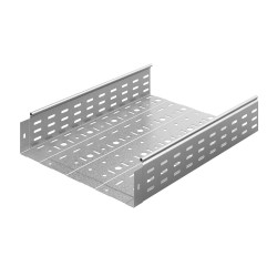 Металлический лоток DKC, стандартный, перфорированный, 600х100х3000 (ШхВхД), толщина: 1 мм, сталь, м. Сендзимира